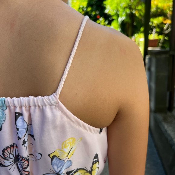 Butterfly Chiffon Dress | H&M | Girls Size 9/10 - Picture 8 of 13